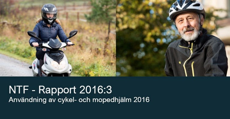 2016:3 Användning av cykel- och mopedhjälm 2016