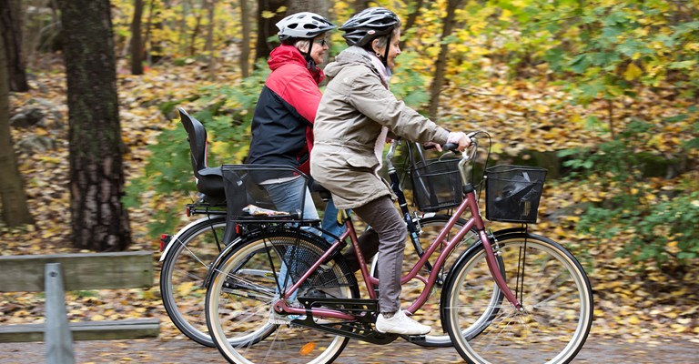 Ökad cykelhjälmsanvändning bland vuxna