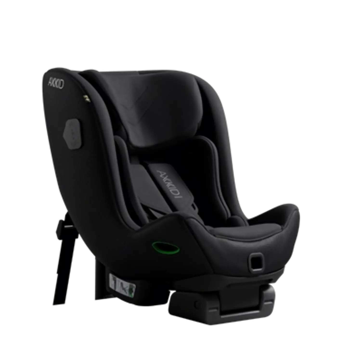 En bakåtvänd bilbarnstol.